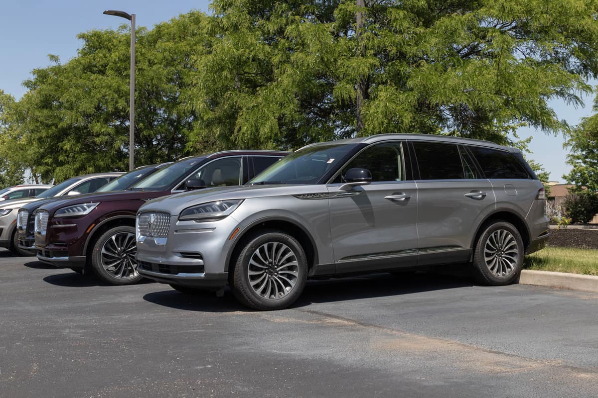 Lincoln Aviator Reserve at a dealership